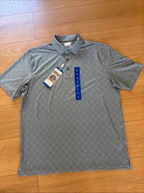 Greg Norman Men's Blue Polo